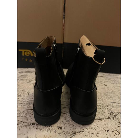 NEW IN BOX Teva Rowena Buckle Boots, Black, Women's 6 - Picture 7 of 9